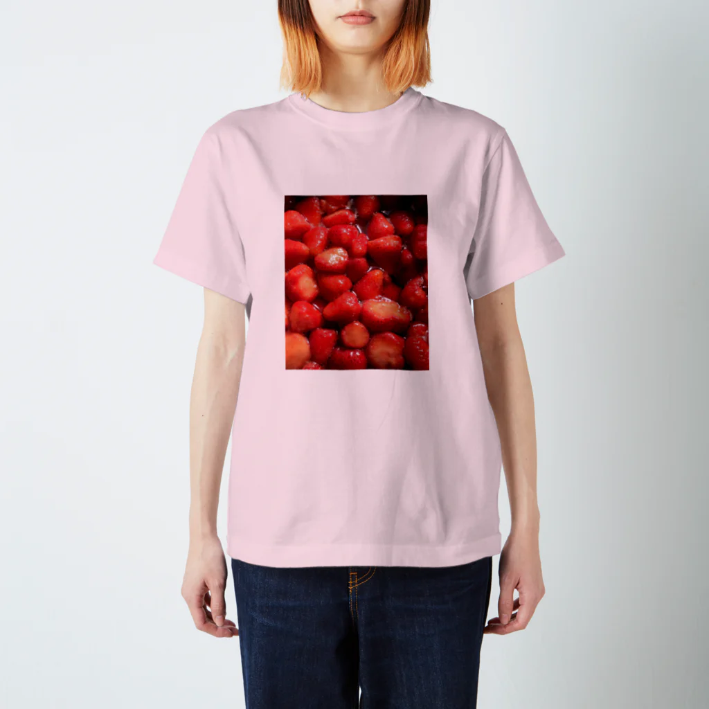 momo_cassiopeiaのいちごジャム スタンダードTシャツ