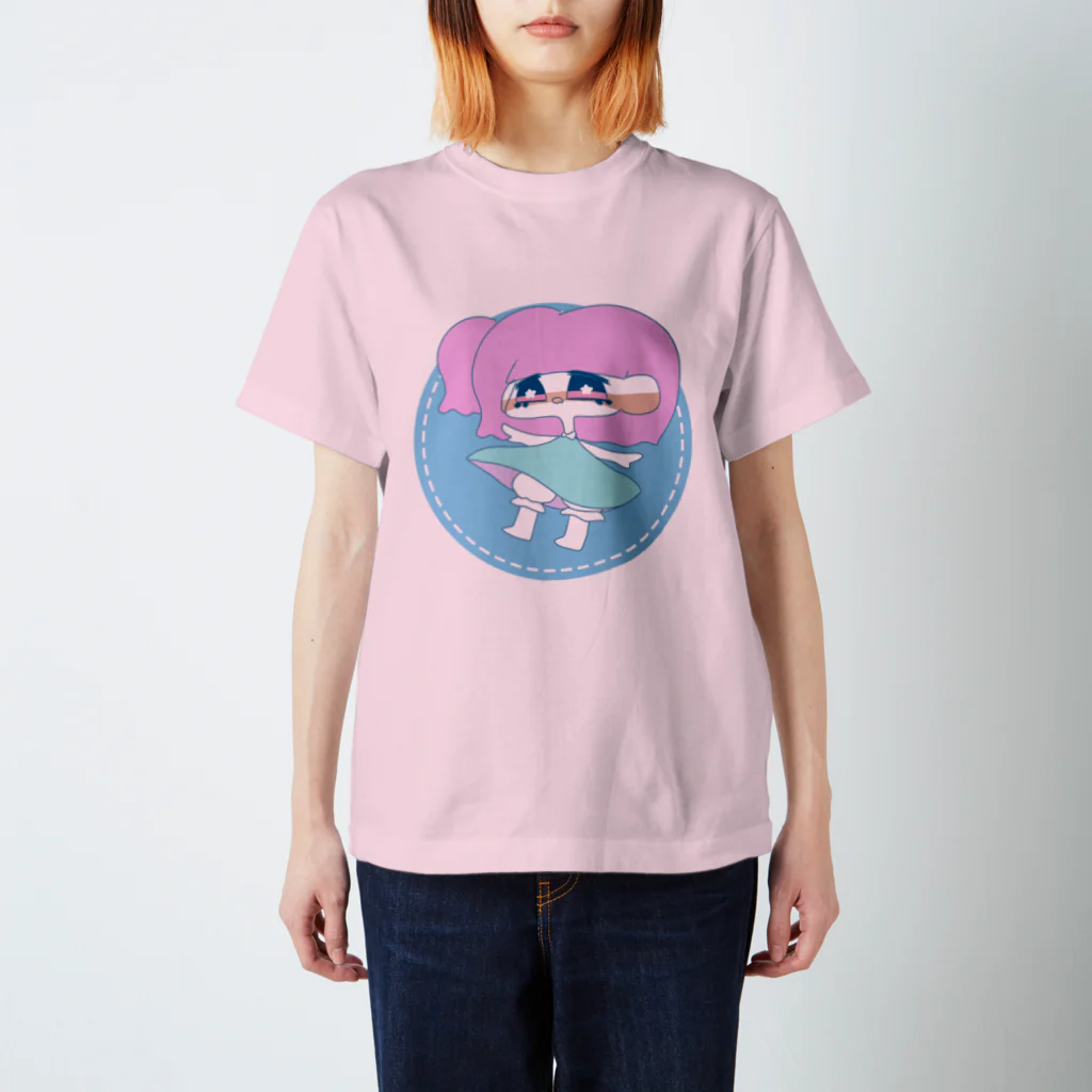 ヤンスロット！？のゆめかわピンクちゃん スタンダードTシャツ