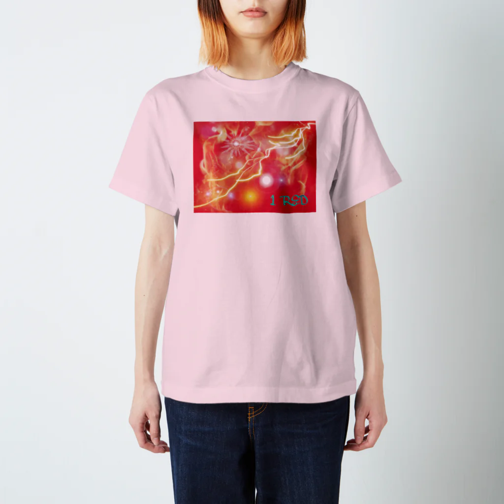 日本の妖怪&スピリチュアルの数秘&カラー(1レッド) Regular Fit T-Shirt