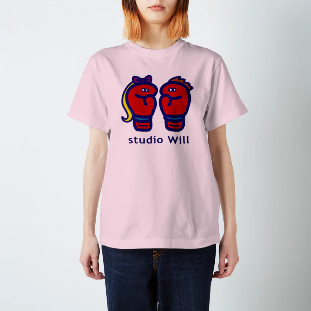 総合格闘技・フィットネス studio Willのstudio Will×INGRID オリジナルTシャツ_B2 スタンダードTシャツ