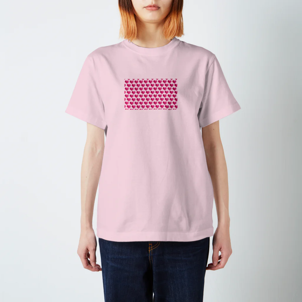 kana design productsの推し活に最適なハートアイテム スタンダードTシャツ