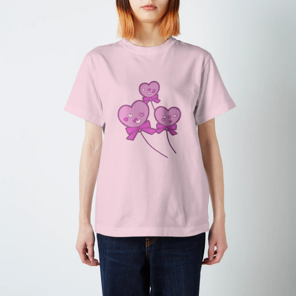 かわいいもののおみせ　いそぎんちゃくのハートの風船 Regular Fit T-Shirt