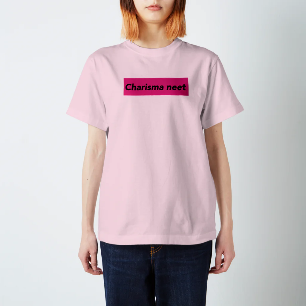 カリスマニートのCharisma neet ブラックピンクボックス Regular Fit T-Shirt