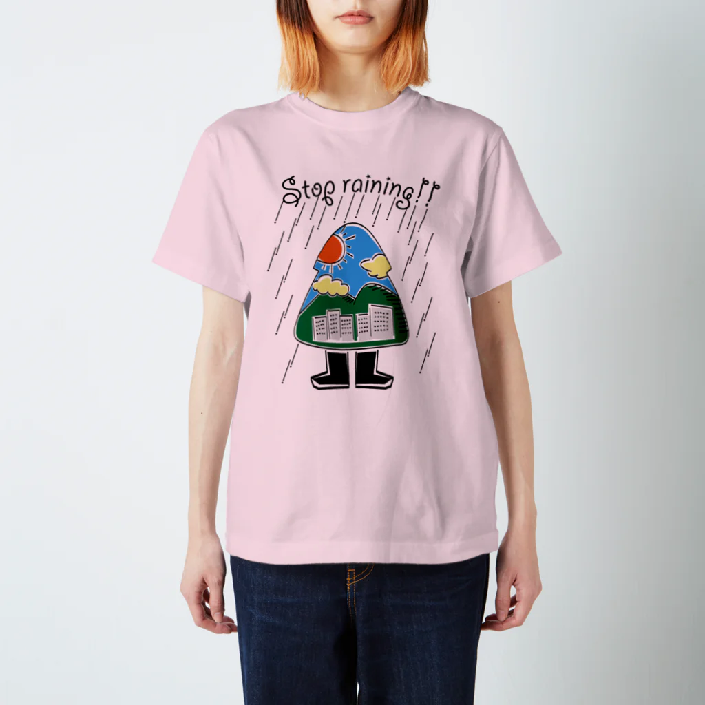 ナントカのStop raining!! (colorful) スタンダードTシャツ