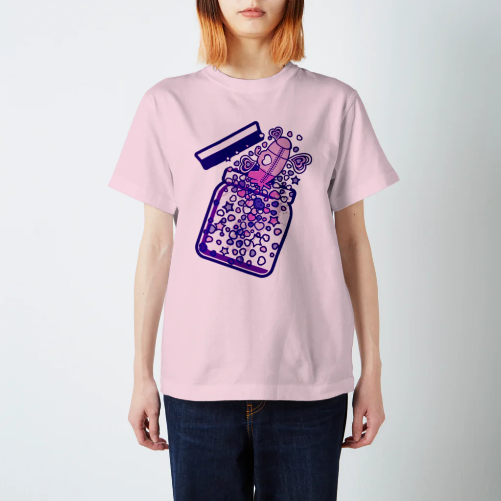 AURA_HYSTERICAのRomance_On_A_Submarine スタンダードTシャツ