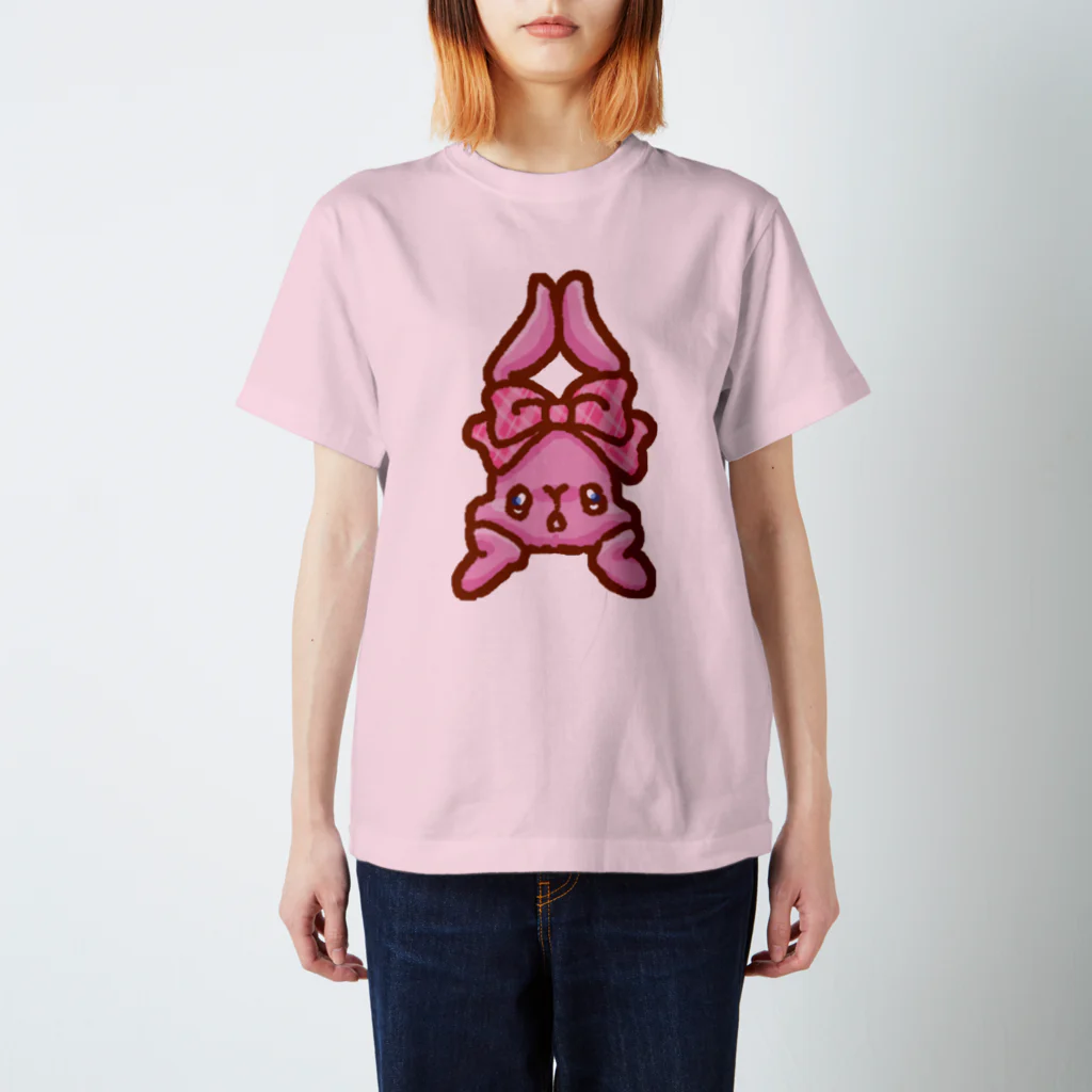 アトリエMimiのぶりっ子うさぎ スタンダードTシャツ