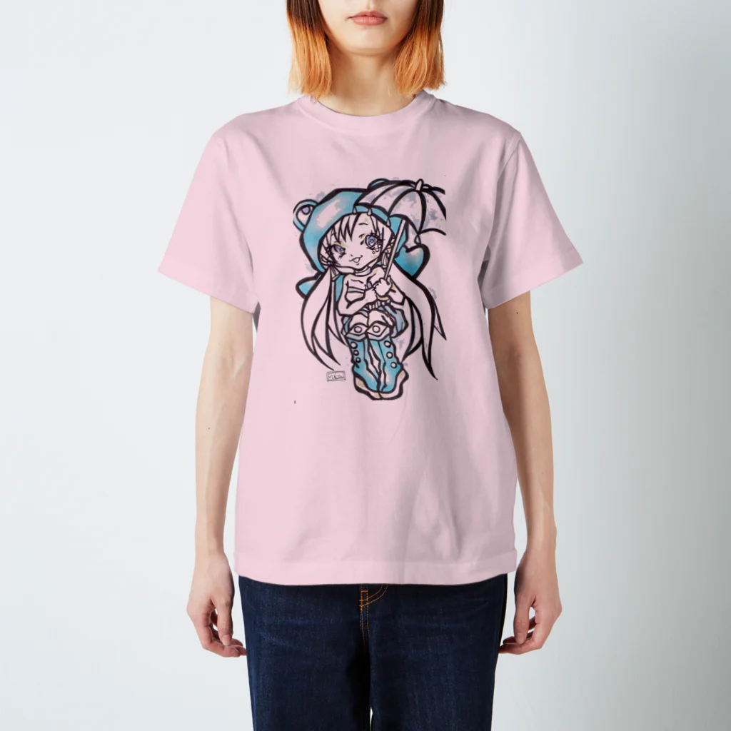 yukamimiの雨降り大好き♡ スタンダードTシャツ