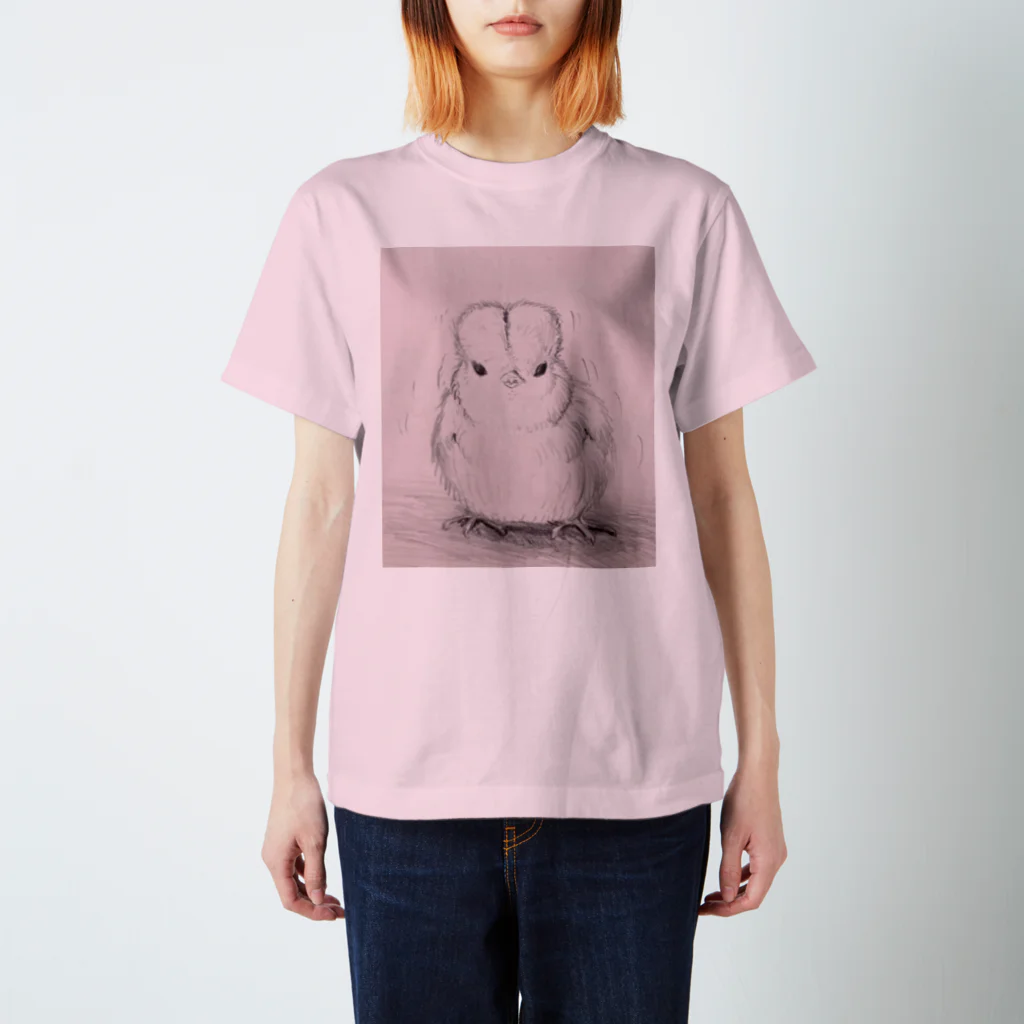 ひよ房のピクピクひよこ🐥ハッピー🎵 スタンダードTシャツ