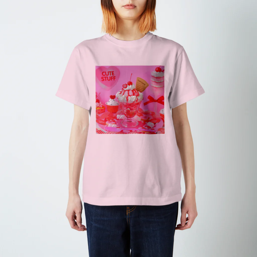 fancy fake sweets Marianne☆のYummyパフェ💕 スタンダードTシャツ