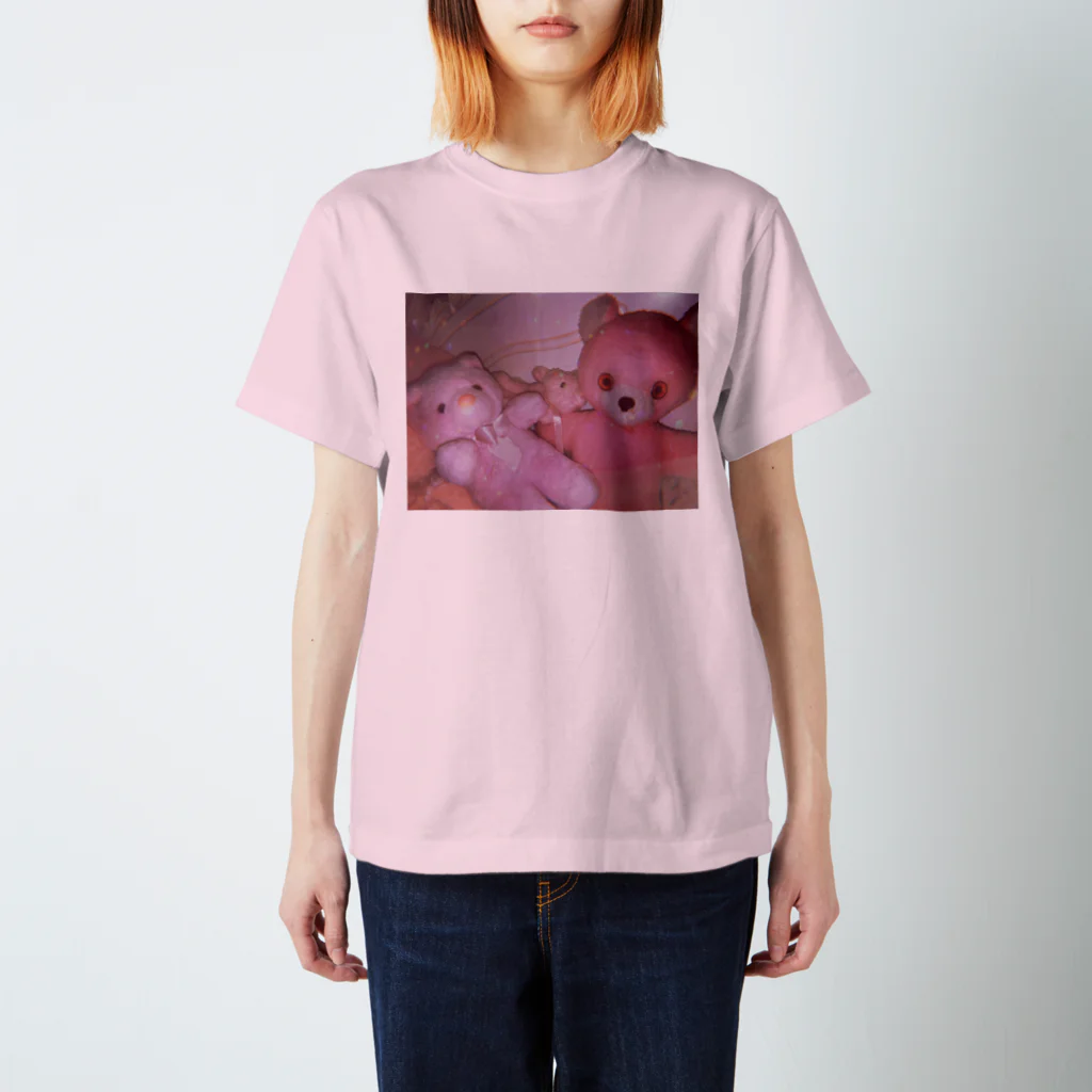 (:˒ꇤ[桃饅頭🎀]のくまくま Regular Fit T-Shirt