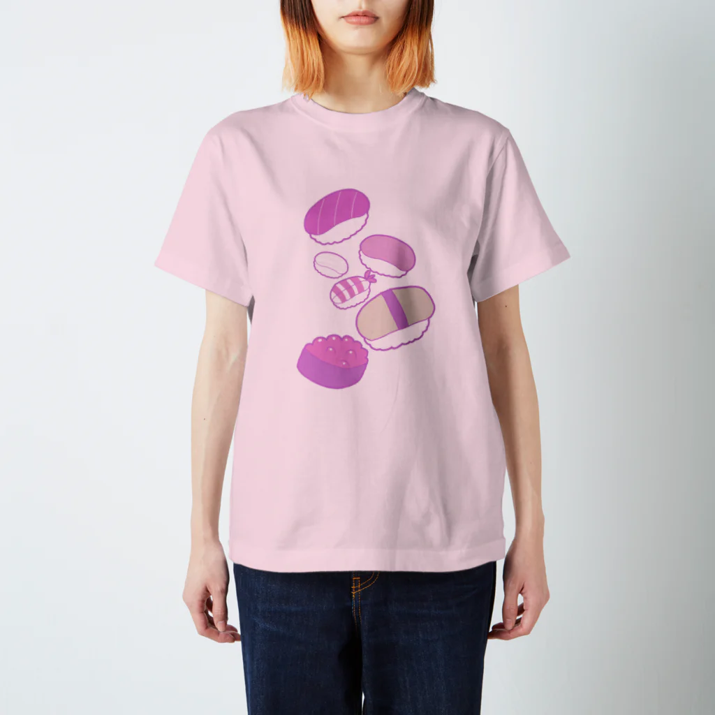 かわいいもののおみせ　いそぎんちゃくのお寿司（ゆめかわ） スタンダードTシャツ