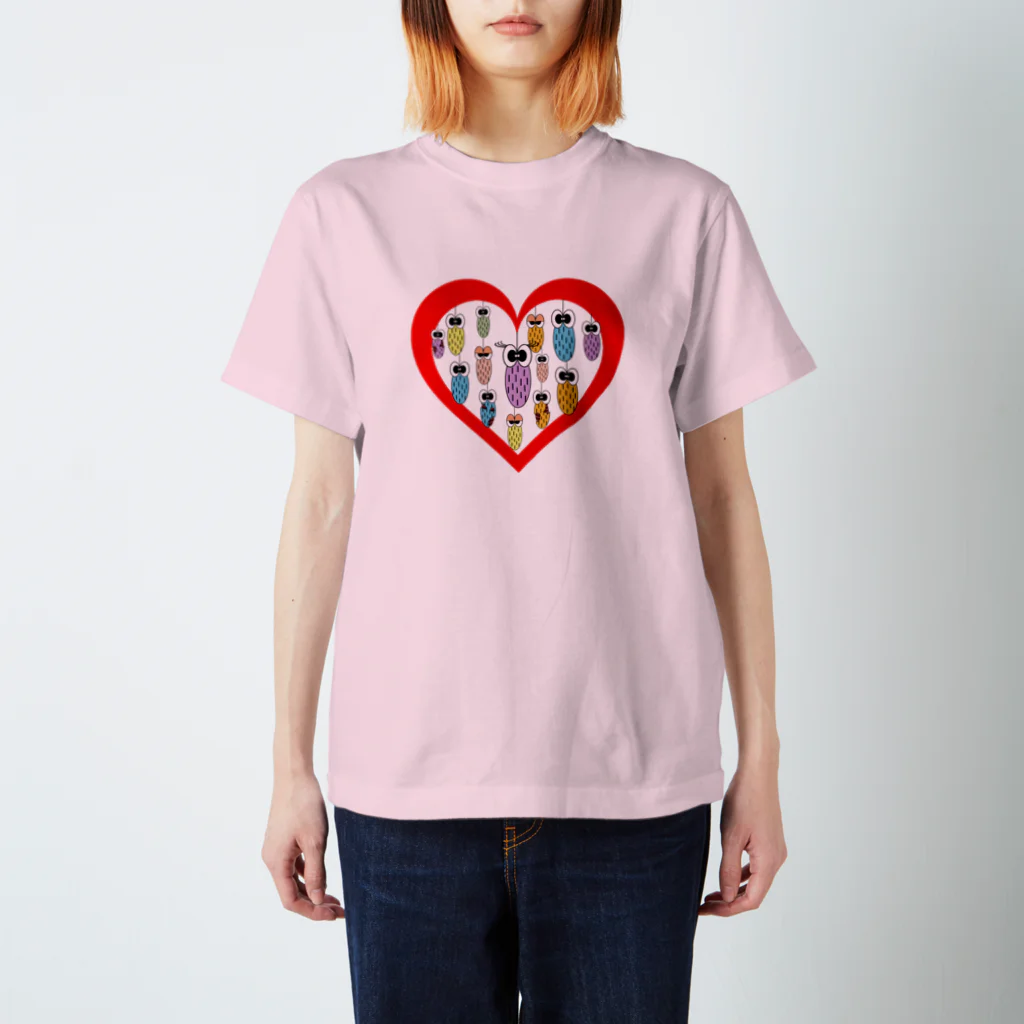 駄菓子屋ズー太郎のミノムシTシャツ　ハート Regular Fit T-Shirt