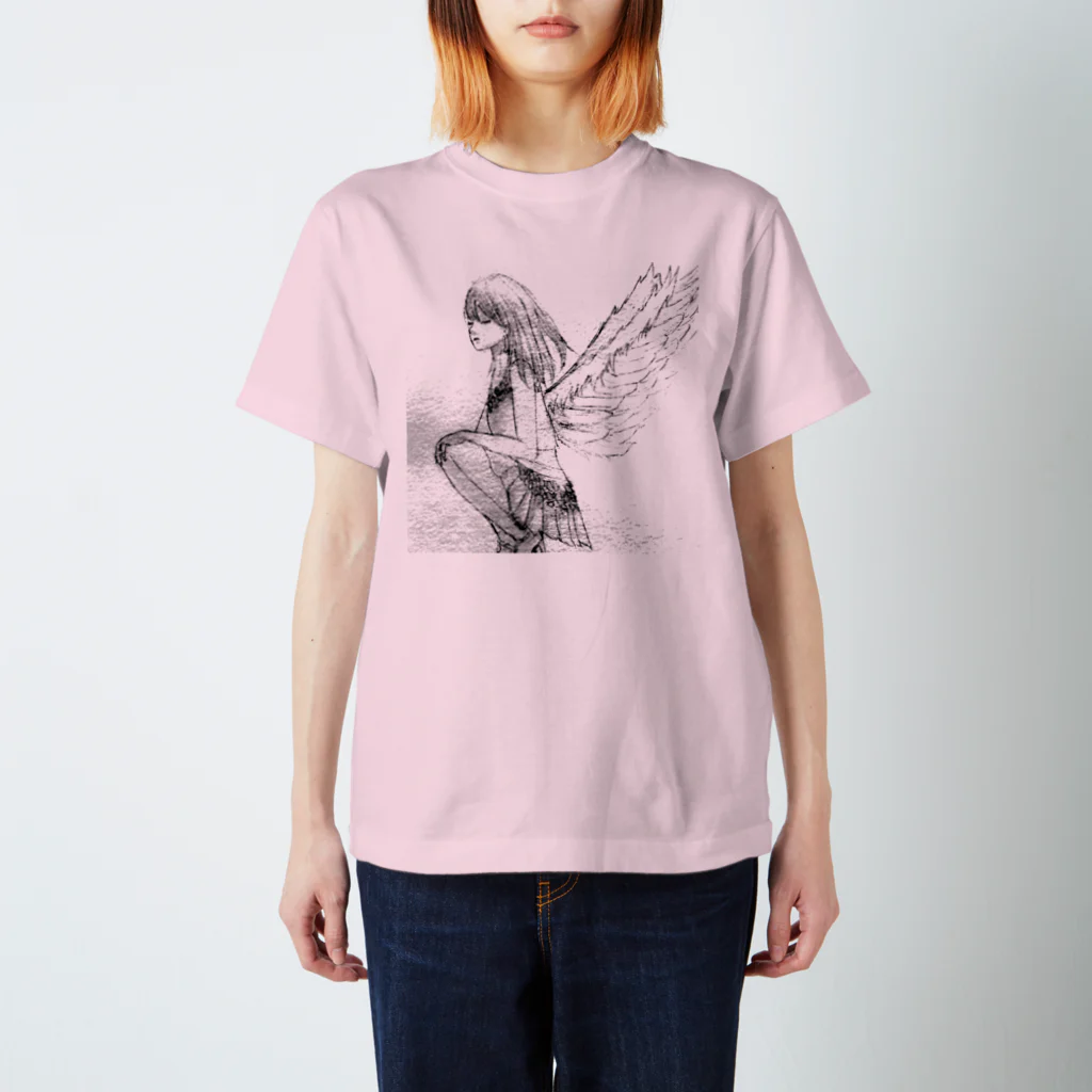 気まぐれchanのangelchan スタンダードTシャツ