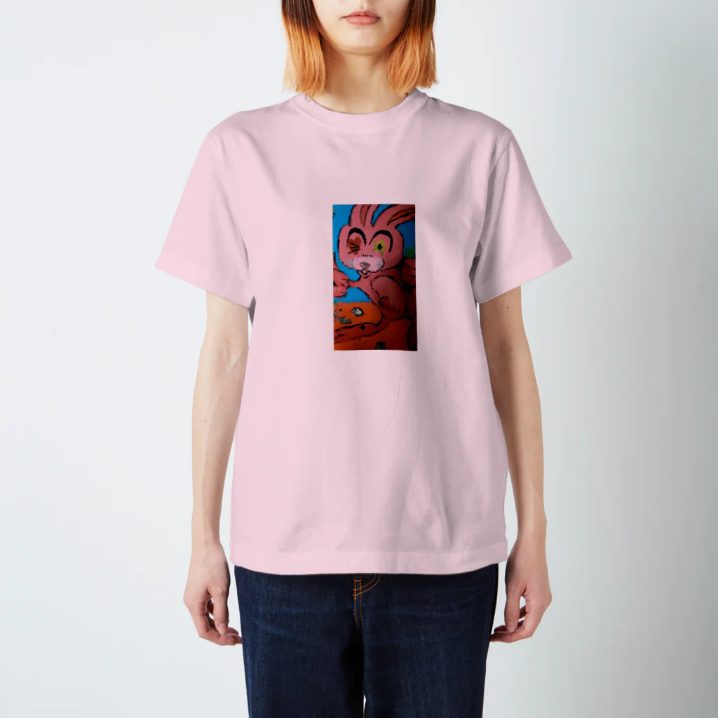OKASOのアトリエのウサちゃん スタンダードTシャツ
