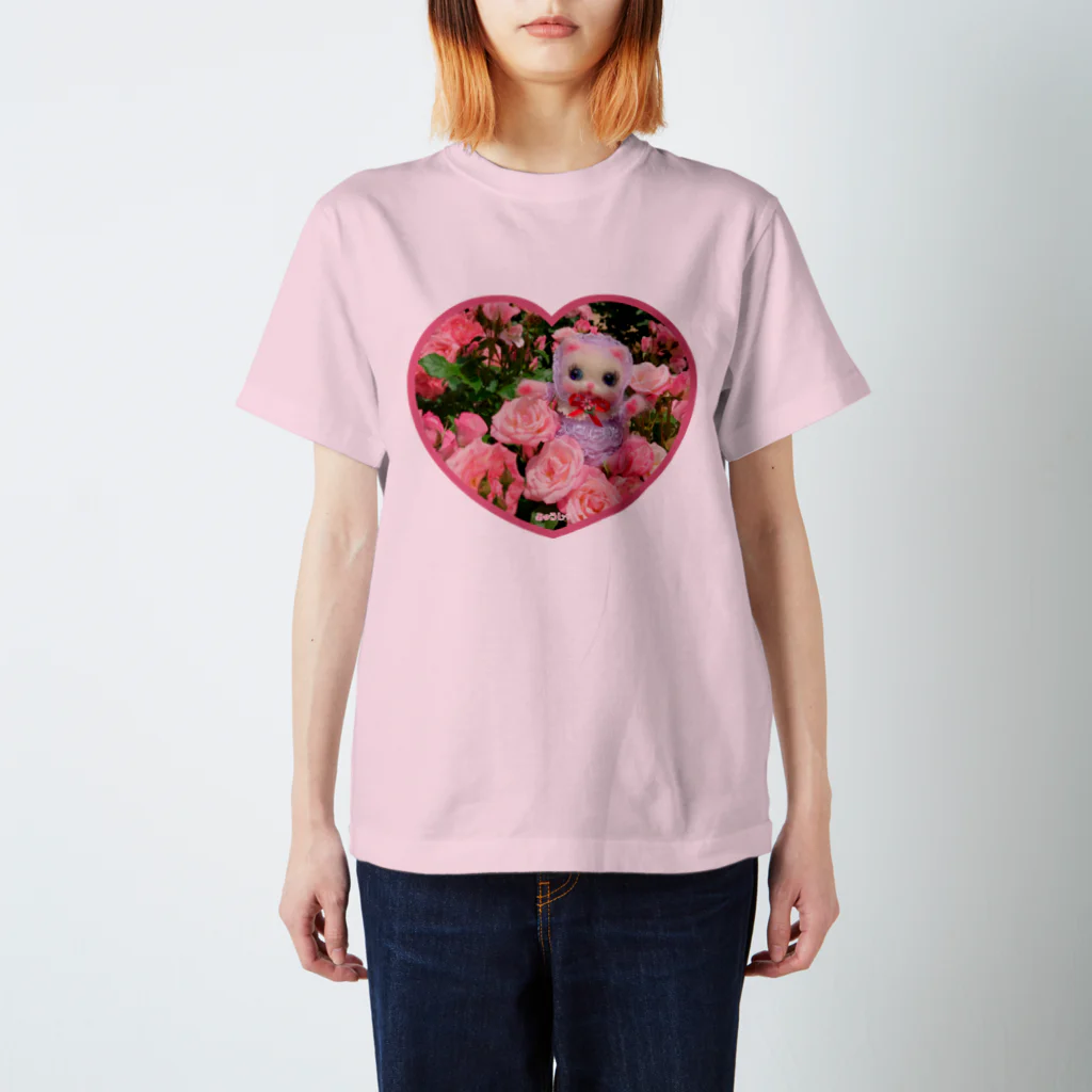 メルティカポエミュウの薔薇とベリー❤️ スタンダードTシャツ