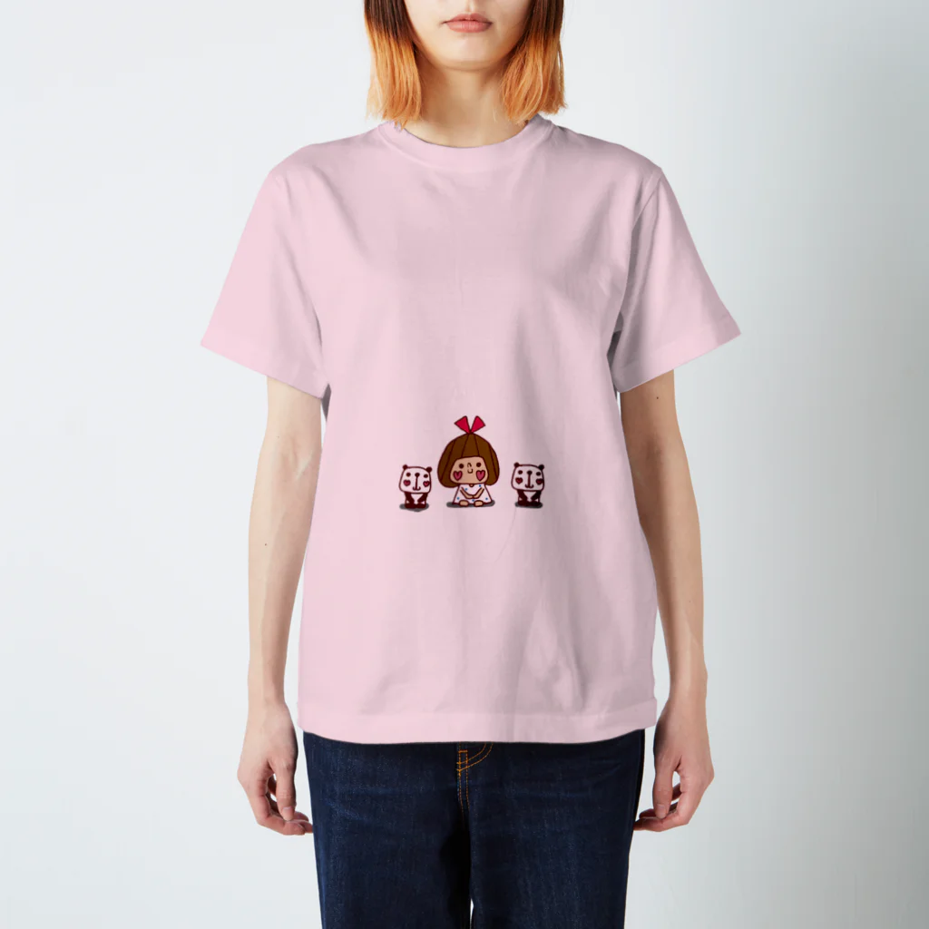 かょのこHANKOのよろしくリボンちゃん スタンダードTシャツ