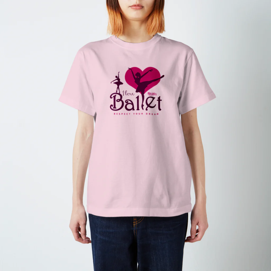 FOXY COLORSのI Love Ballet A スタンダードTシャツ