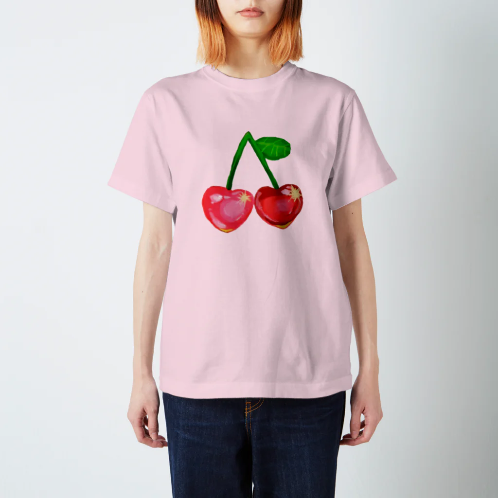 海老名萌のきらきらチェリー※沙良田印の水菓子(単品) Regular Fit T-Shirt