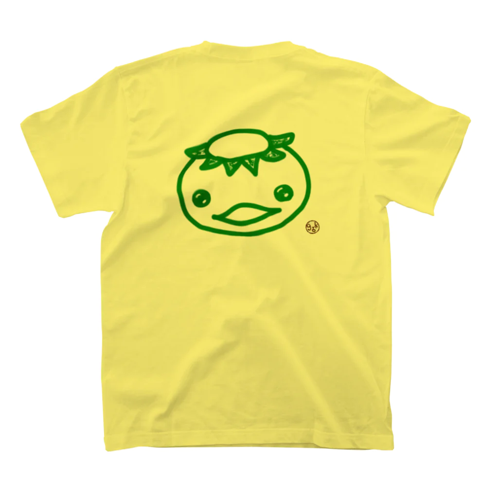 grk0 🌟ウサギのチャとシロ〜時々カッパのカッパのミド Regular Fit T-Shirtの裏面
