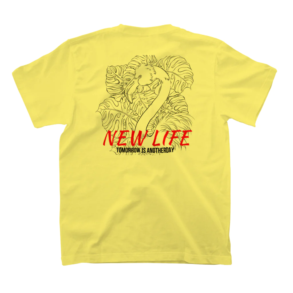 【 NEW LIFE 】online shopのGet freedom スタンダードTシャツの裏面