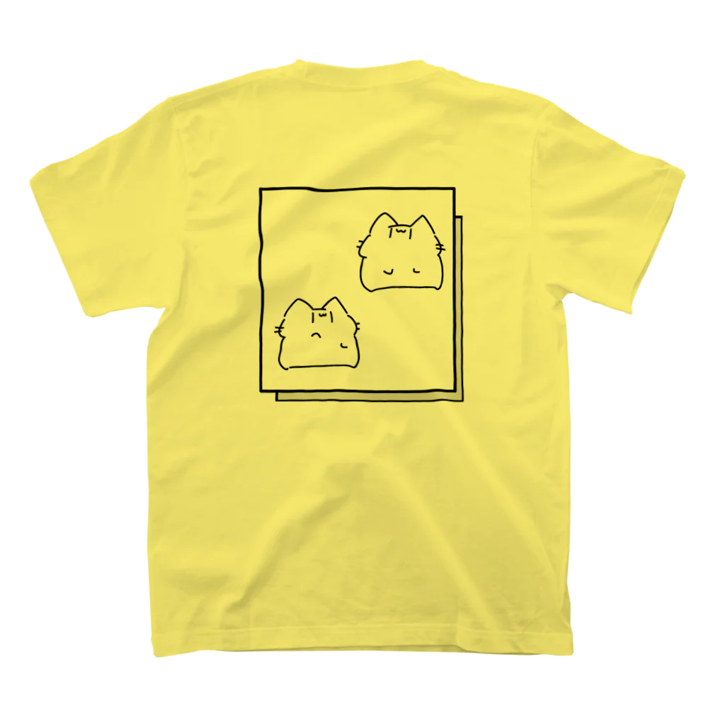 nekoのねこ２ Regular Fit T-Shirtの裏面