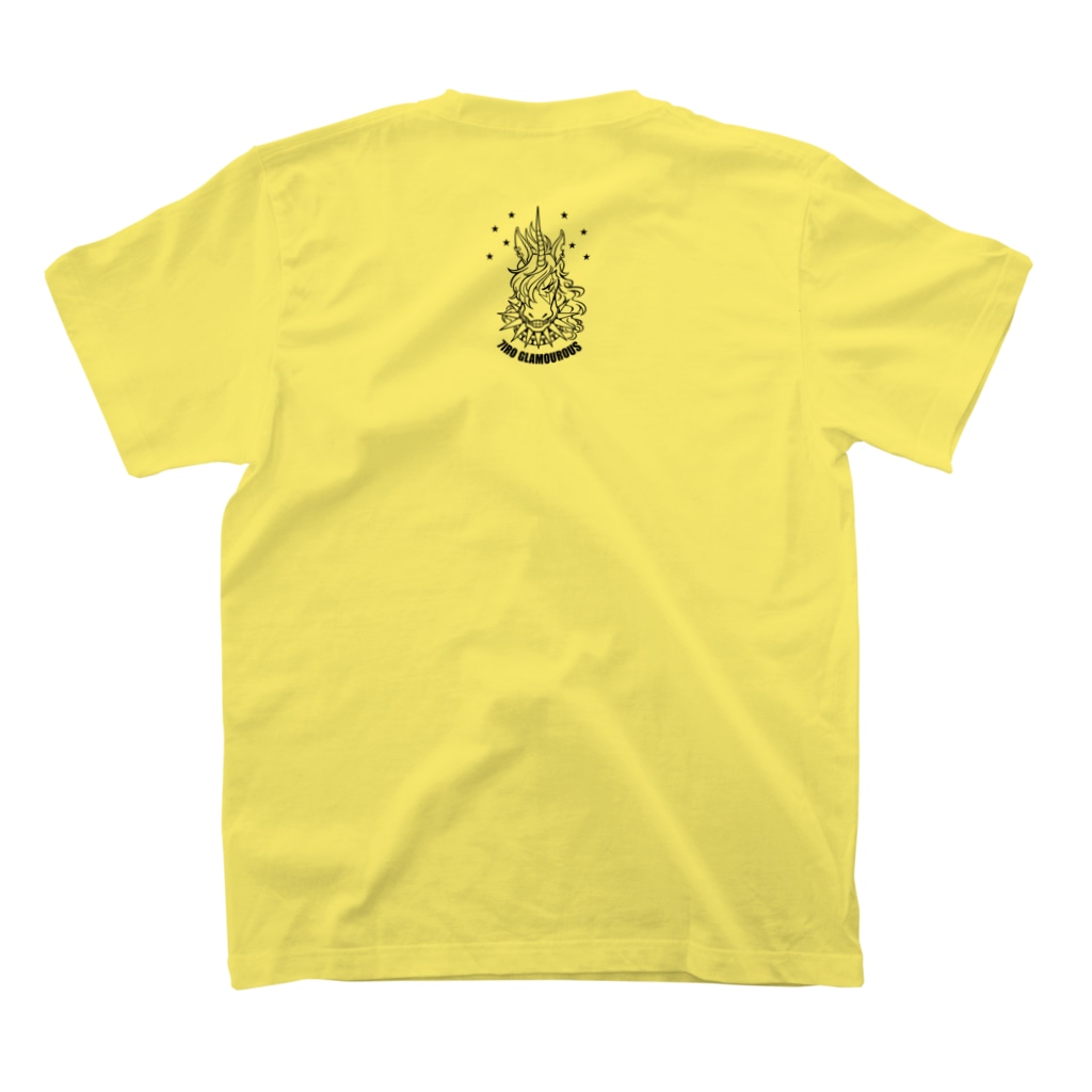 7IRO GLAMOUROUSの7IRO GLAMOUROUS＜白、淡色系＞ロゴTシャツ Regular Fit T-Shirtの裏面