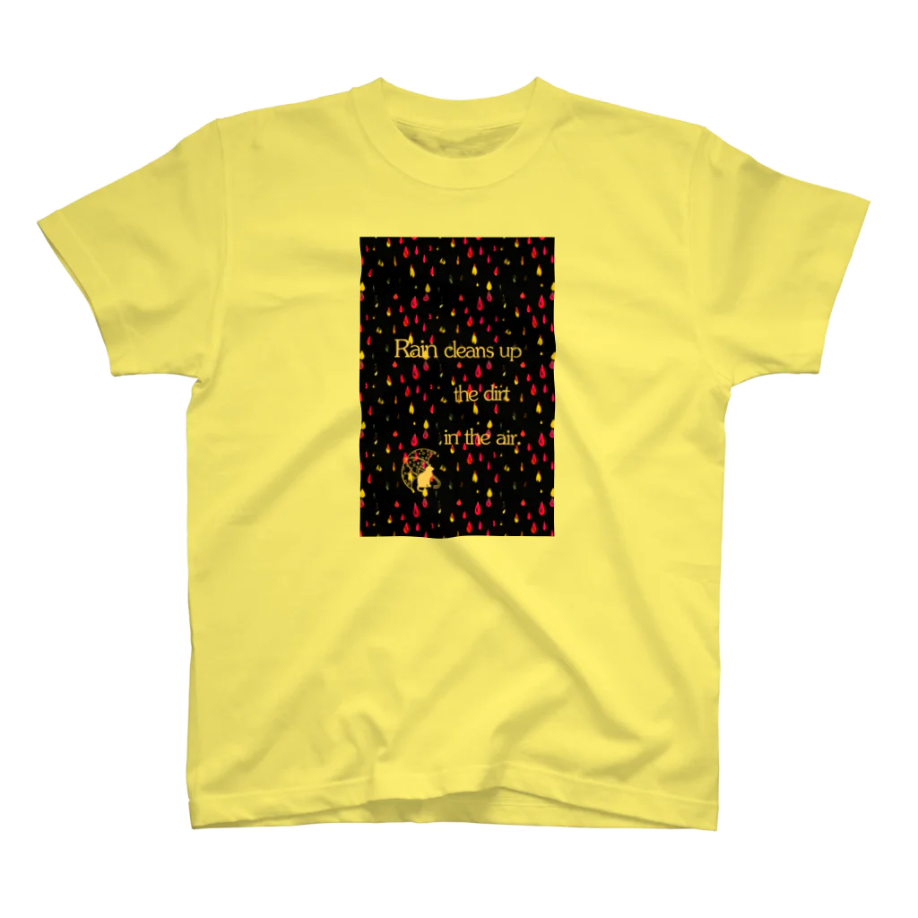 ColorfulLifeのCat in a Rainy Day スタンダードTシャツ