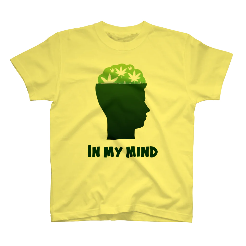 420 MUSIC FACTORYのin my mind 頭が一杯 Regular Fit T-Shirt