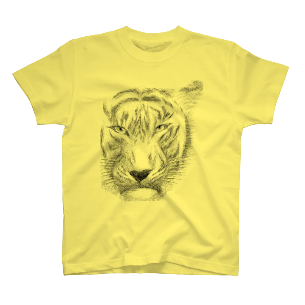 tribekoubouの虎白黒 スタンダードTシャツ