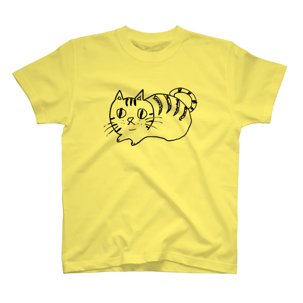 ソサエティのneko kuro スタンダードTシャツ