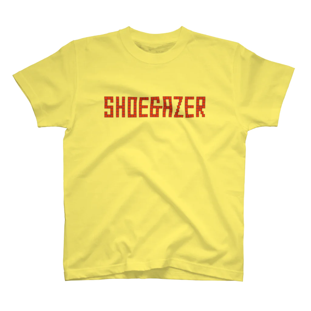 プリーズ・プリント・Tシャツの文字Tシャツ『SHOEGAZER』8カラー限定 スタンダードTシャツ