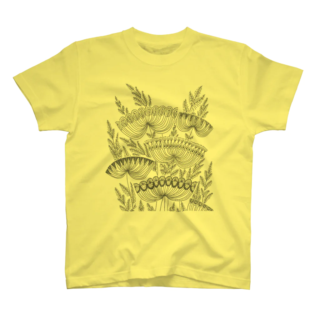 TSUTOMUiDaのTSUTOMUiDa_drawing08_FENNEL Regular Fit T-Shirt