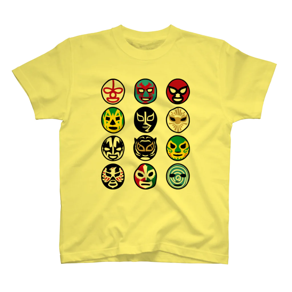 LUCHAのMASKMAN TWELVE DOS スタンダードTシャツ