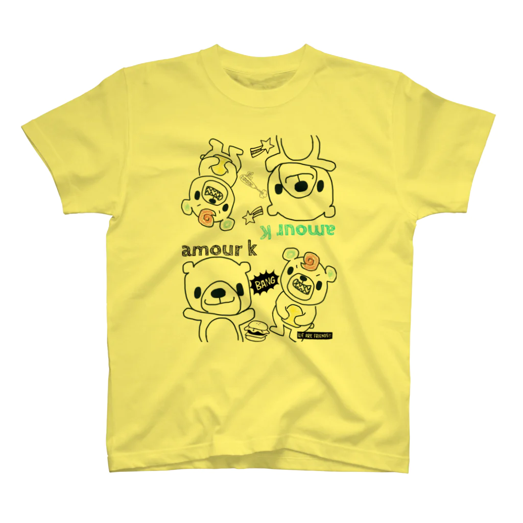 amourkのやんちゃくま Regular Fit T-Shirt