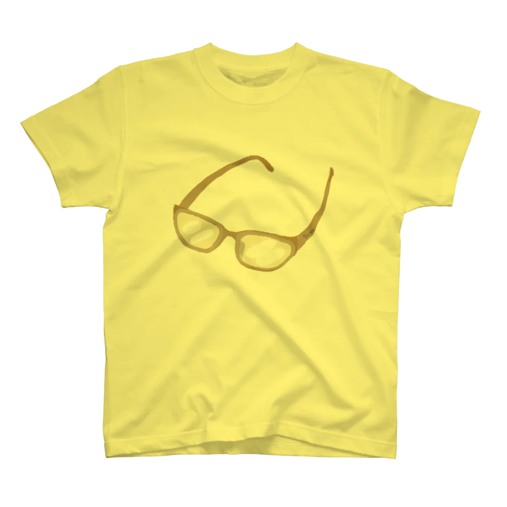 Qsarkのメガネ スタンダードTシャツ