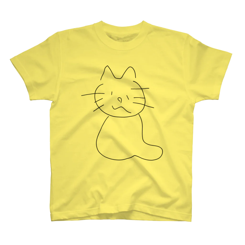 Kazuho OHTAのゆるゆるねこねこ Regular Fit T-Shirt