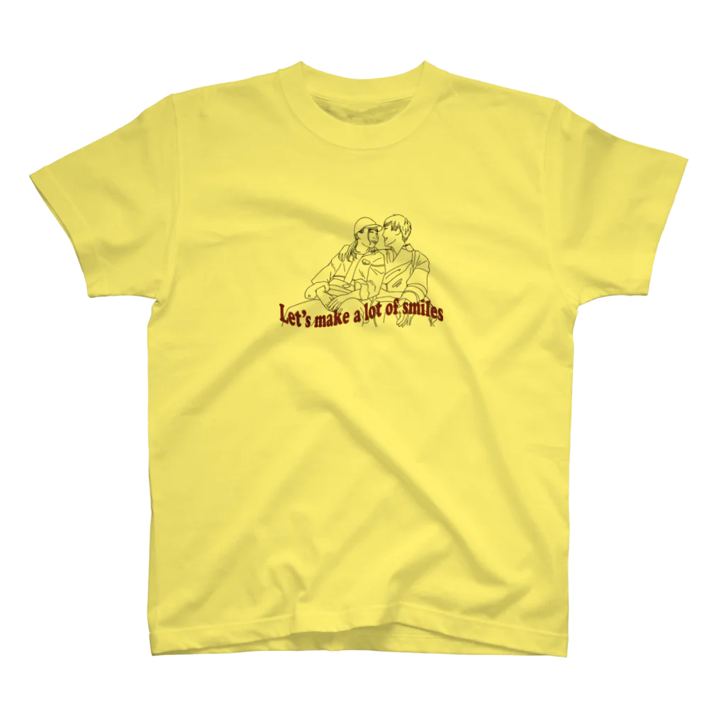 LAMEY_DESIGNのLet's make a lot of smiles Regular Fit T-Shirt