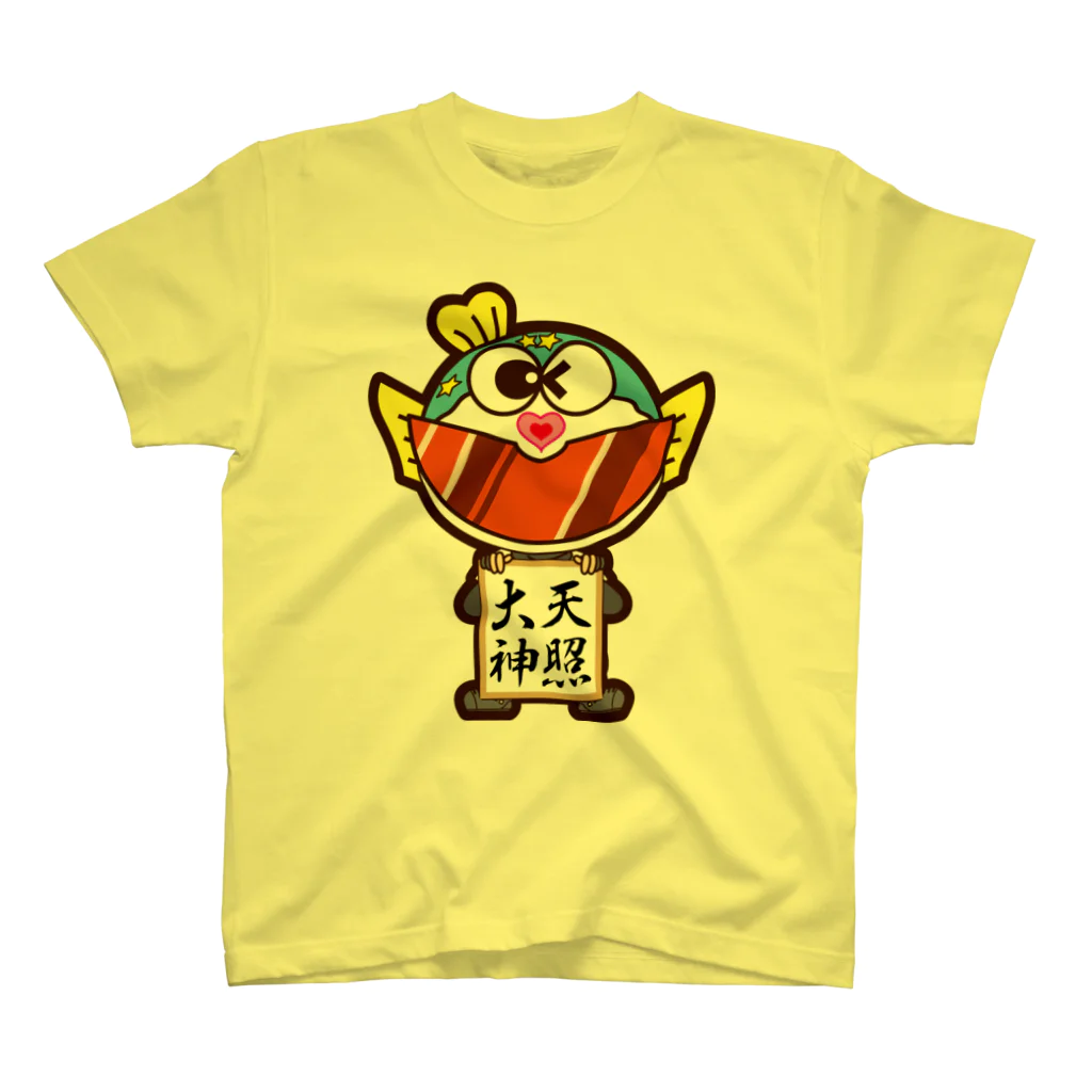 ぷくたん(旧ムスカを愛するVIPPER)のぷくたん・色紙・あまてらす Regular Fit T-Shirt