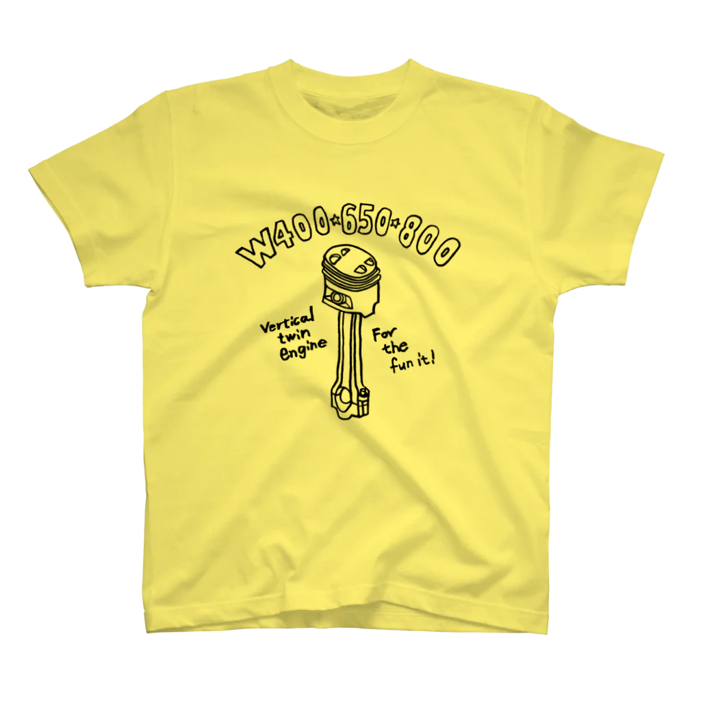 Too fool campers Shop!のW PUSTON01(黒文字) スタンダードTシャツ