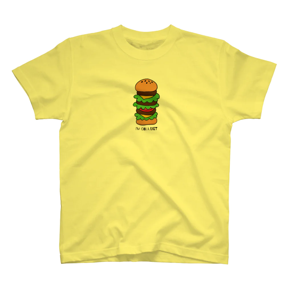 smilemiのI'm on a diet スタンダードTシャツ