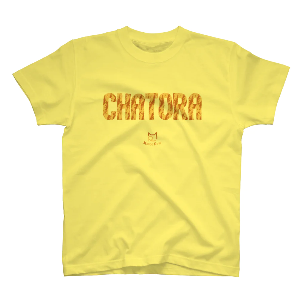 SHOP W　SUZURI店のCHATORA Tシャツ。 Regular Fit T-Shirt