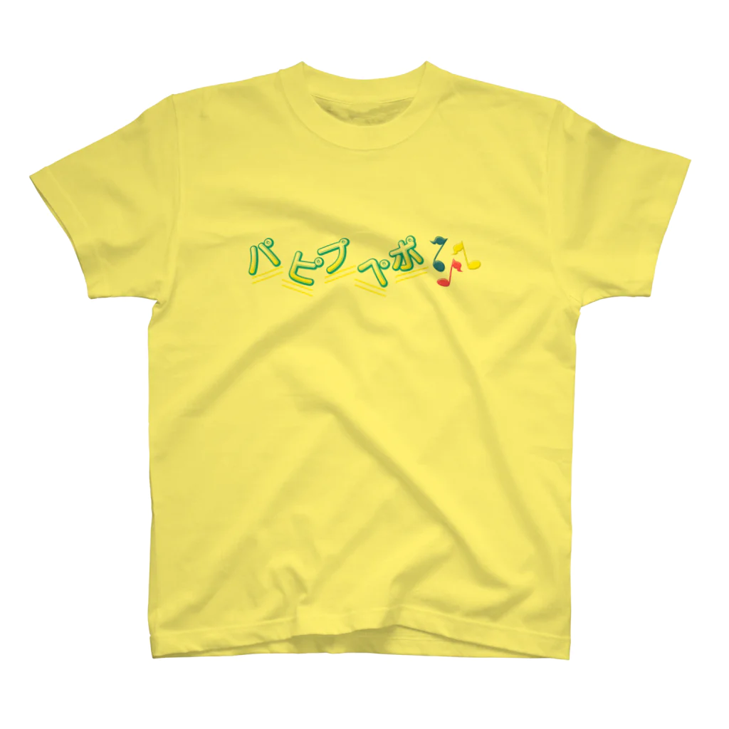 装置メガネショップの装置メガネ☆パピプペポ（音譜）　Ｔシャツ スタンダードTシャツ