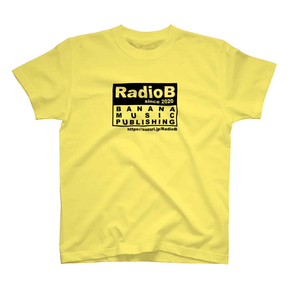 Radio B 通販サイト！のRadio B ロゴ　スクエア スタンダードTシャツ