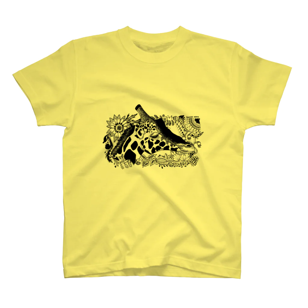 どんすけのGiraffa camelopardalis Regular Fit T-Shirt