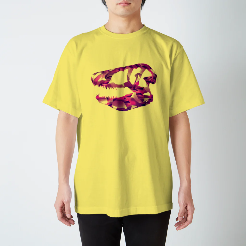 chicodeza by suzuriのアメジスト恐竜 Regular Fit T-Shirt