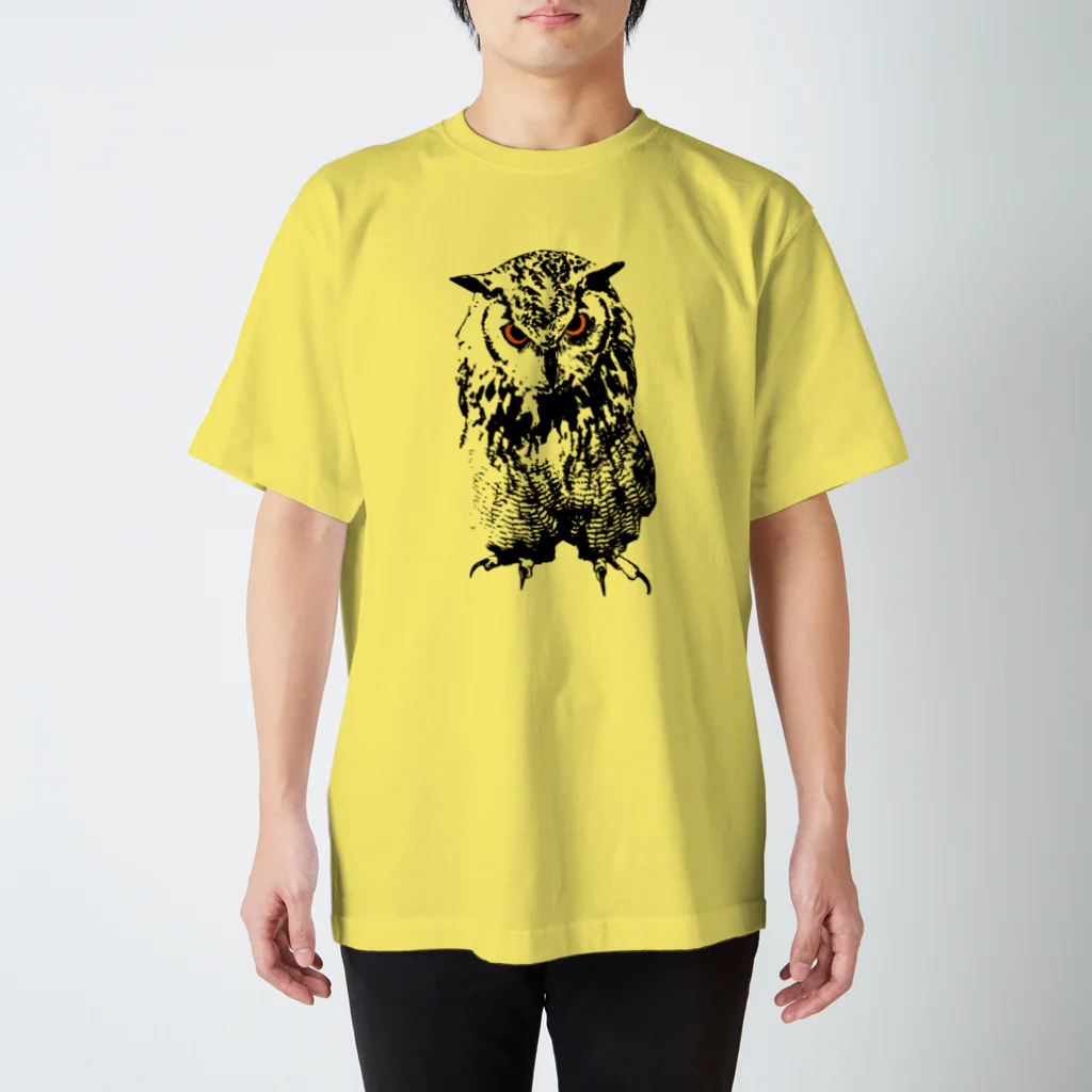 Raptor-Noctem のベンガルワシミミズク Regular Fit T-Shirt