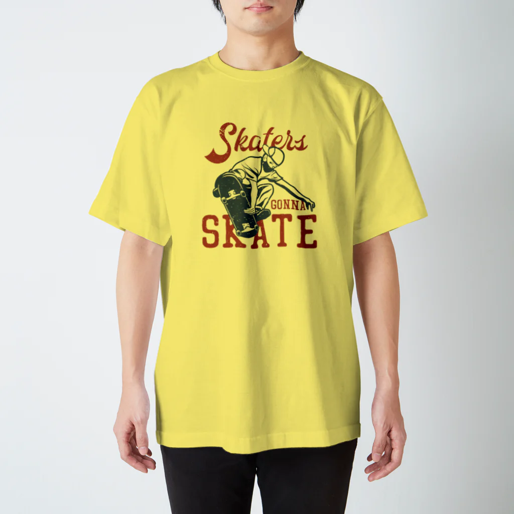 420 MUSIC FACTORYのスケーター Skaters gonna skate スタンダードTシャツ