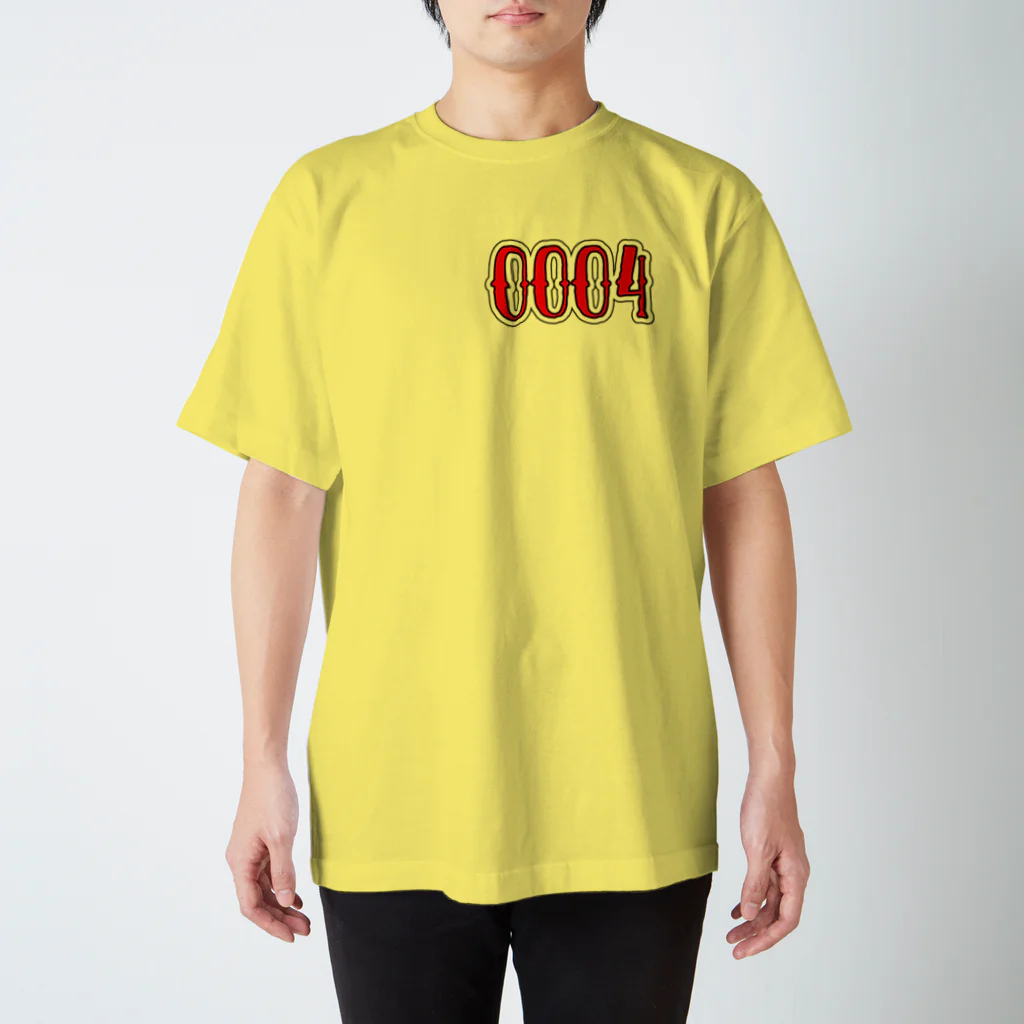 ★･  Number Tee Shop ≪Burngo≫･★ の【０００４】 全23色 スタンダードTシャツ