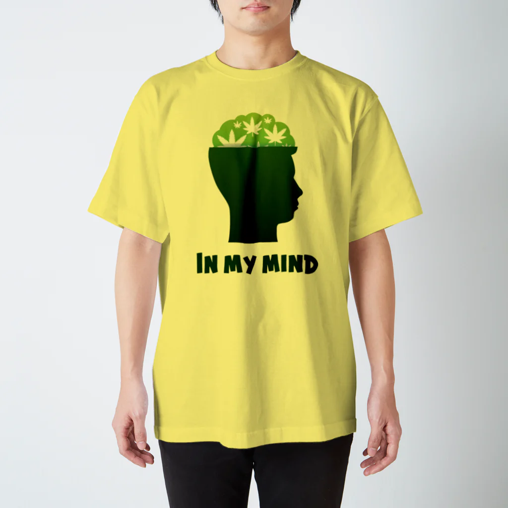 420 MUSIC FACTORYのin my mind 頭が一杯 Regular Fit T-Shirt