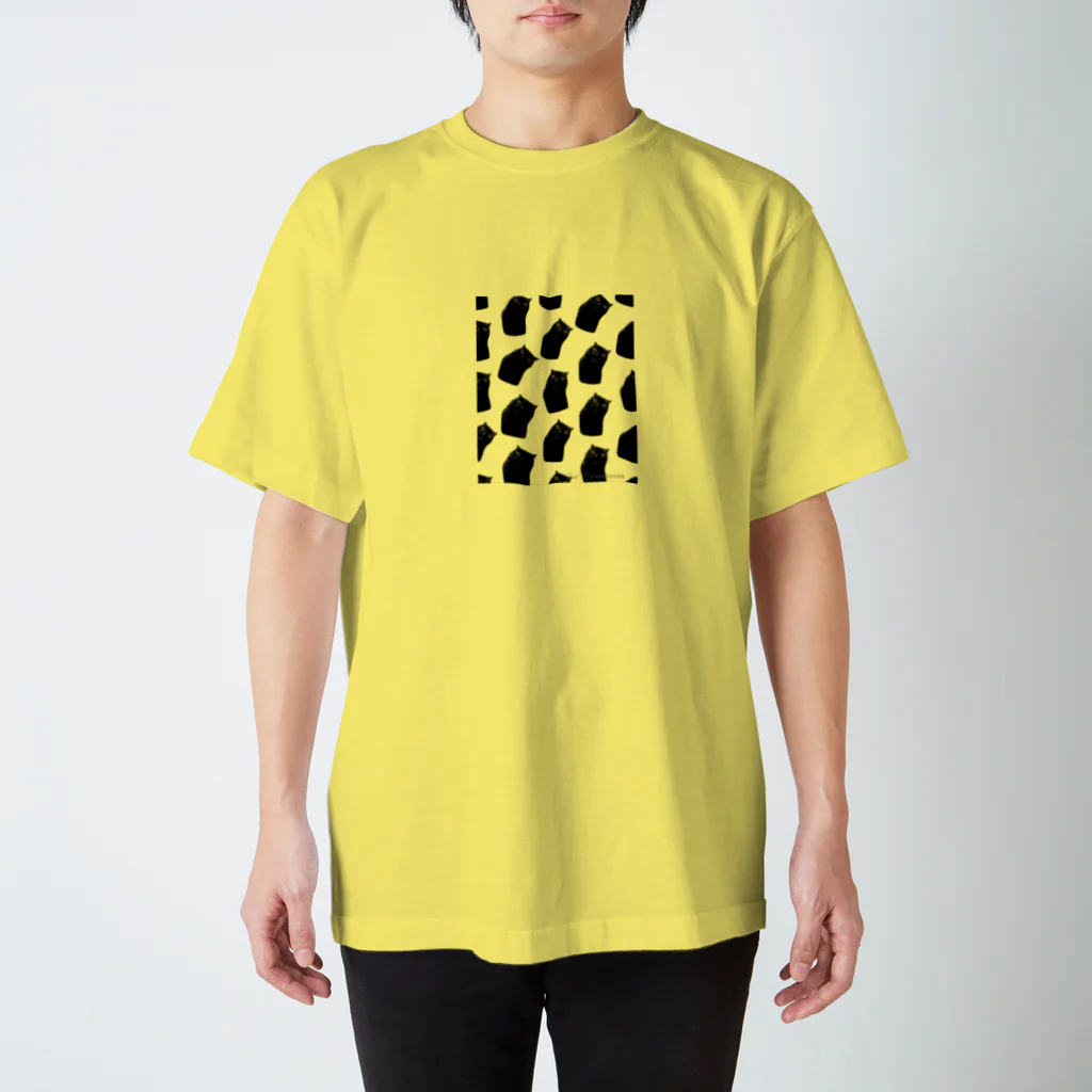 HakubeiのシッポのGraaaaaaaaドット柄 スタンダードTシャツ